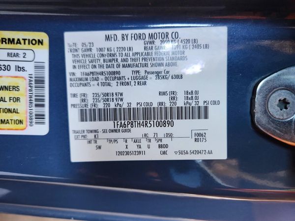 2024 FORD MUSTANG I4