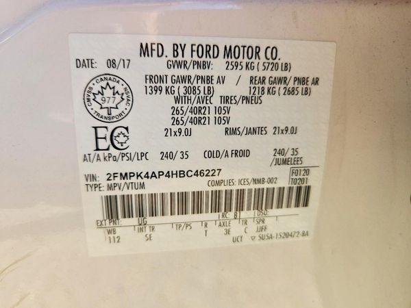 2017 FORD EDGE Sport