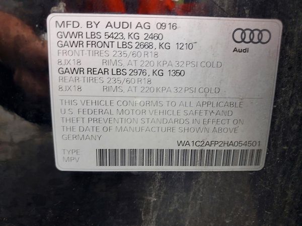 2017 AUDI Q5