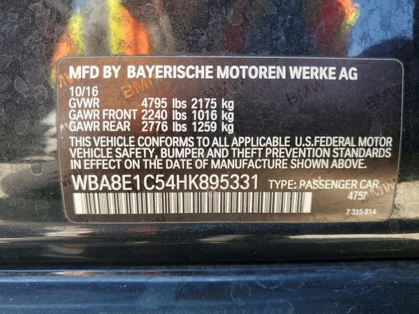 2017 BMW 330E