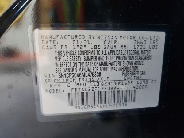 2021 NISSAN KICKS SV
