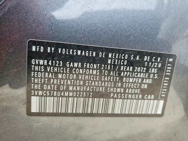 2021 VOLKSWAGEN JETTA S / SE / R-Line