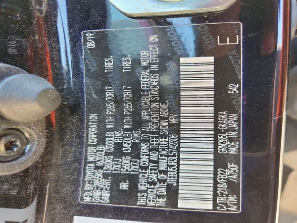 2020 TOYOTA 4RUNNER Base Grade