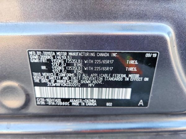 2019 TOYOTA RAV4