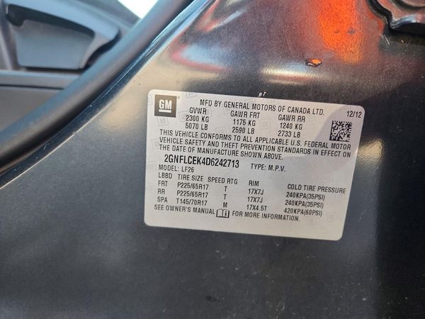 2013 CHEVROLET EQUINOX LS