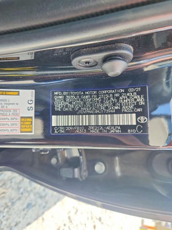 2021 TOYOTA COROLLA LE w/Premium pkg2