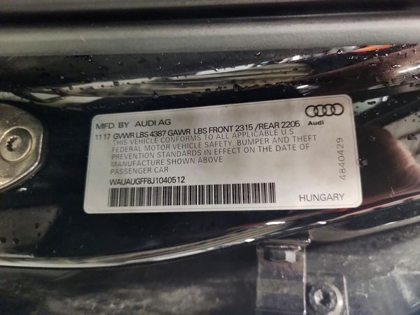 2018 AUDI A3