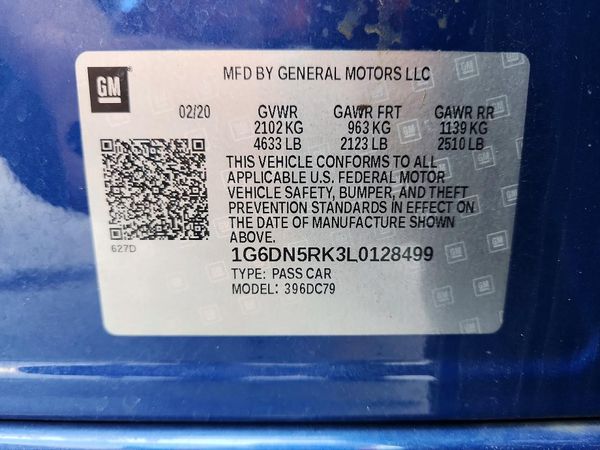 2020 CADILLAC CT5