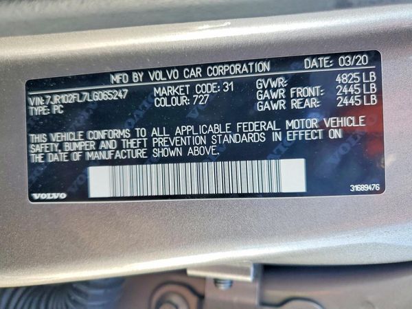 2020 VOLVO S60