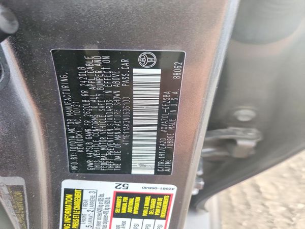 2022 TOYOTA CAMRY