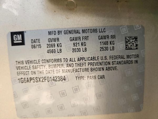 2015 CADILLAC CTS