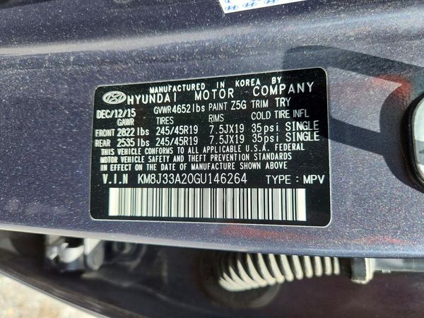 2016 HYUNDAI TUCSON