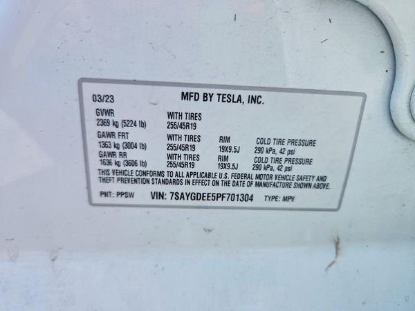2023 TESLA MODEL Y
