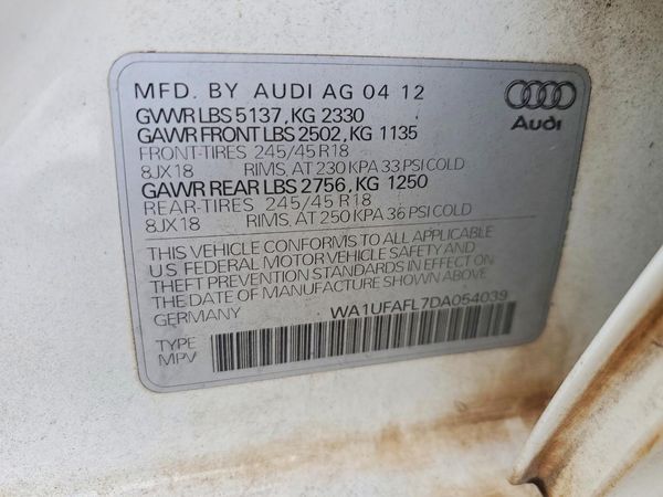 2013 AUDI A4 ALLROAD quattro Premium Plus