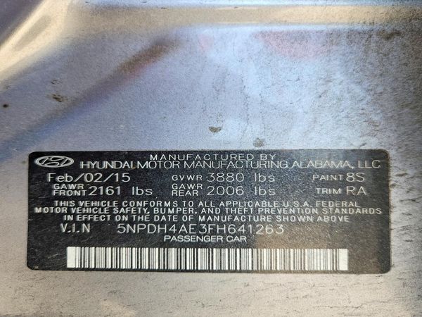 2015 HYUNDAI ELANTRA