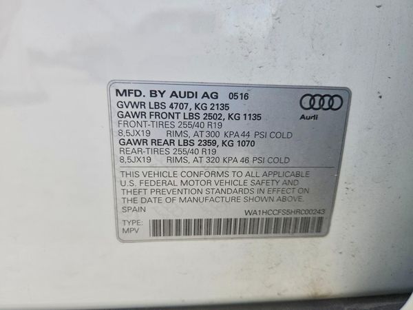 2017 AUDI Q3 Premium Plus
