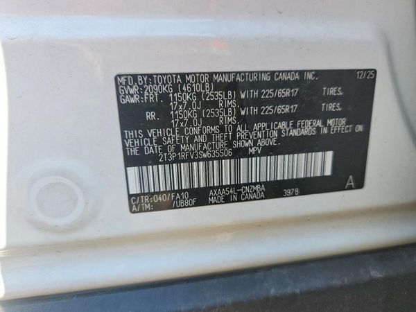 2025 TOYOTA RAV4