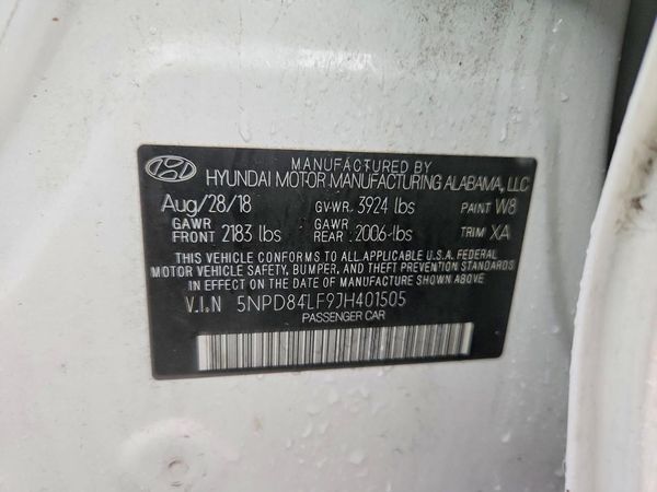 2018 HYUNDAI ELANTRA