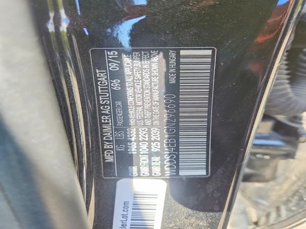 2016 MERCEDES-BENZ CLA