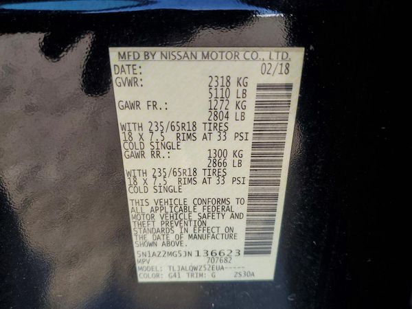 2018 NISSAN MURANO
