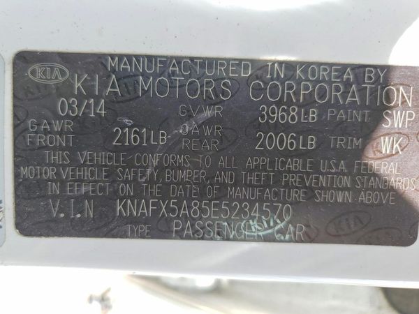 2014 KIA FORTE LX, EX