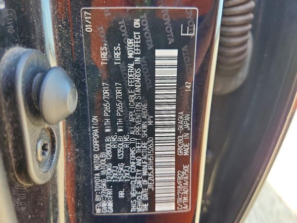 2017 TOYOTA 4RUNNER Ltd/SR5/SR5 Premium