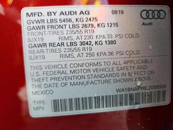 2020 AUDI Q5