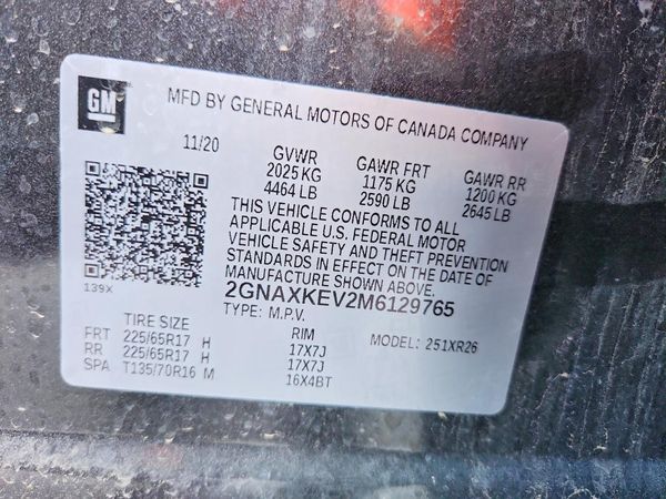 2021 CHEVROLET EQUINOX LT (1LT)