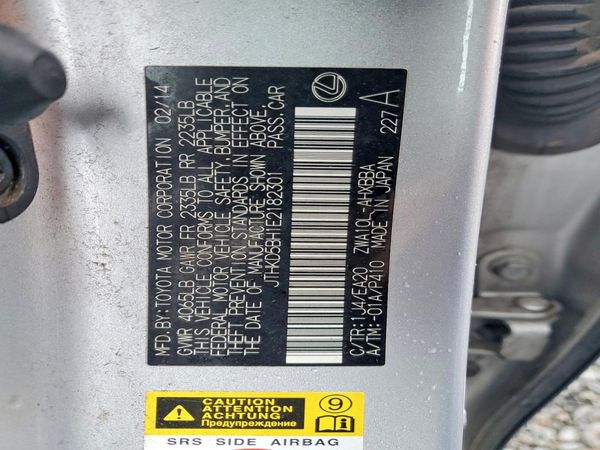 2014 LEXUS CT 200h