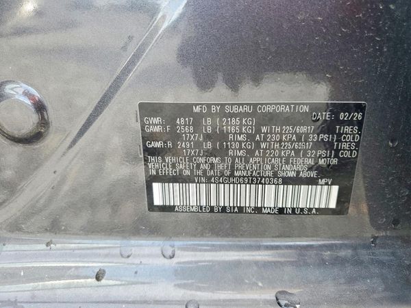 2026 SUBARU CROSSTREK