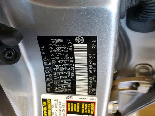 2020 TOYOTA CAMRY SE Hybrid