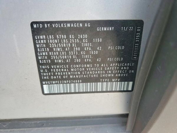 2022 VOLKSWAGEN ID.4