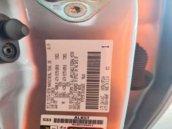 2019 TOYOTA TUNDRA Limited Grade — VINS