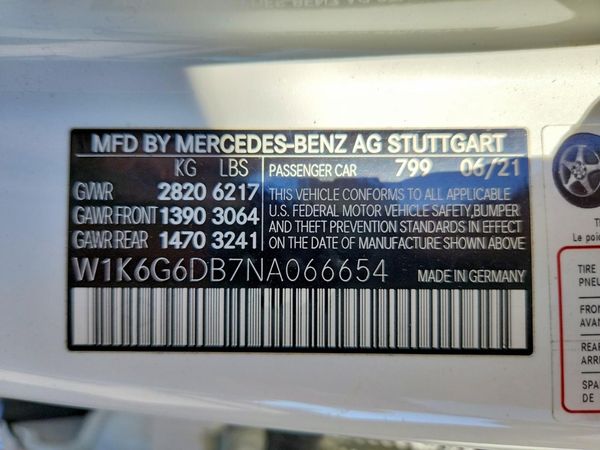 2022 MERCEDES-BENZ S-CLASS S500 4MATIC