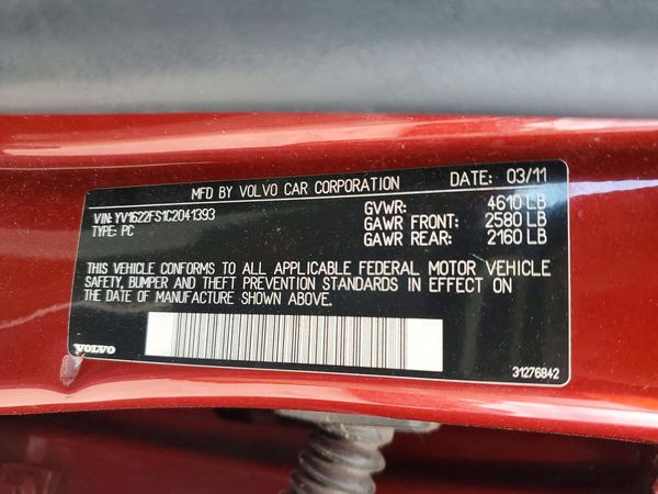 2012 VOLVO S60