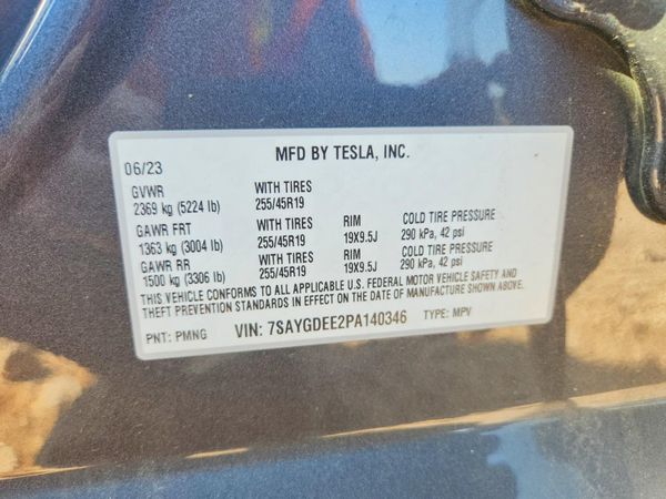 2023 TESLA MODEL Y