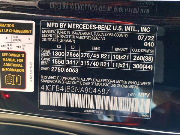 2022 MERCEDES-BENZ GLE