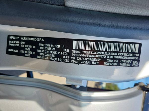 2018 ALFA ROMEO STELVIO