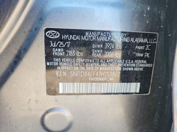 2018 HYUNDAI ELANTRA