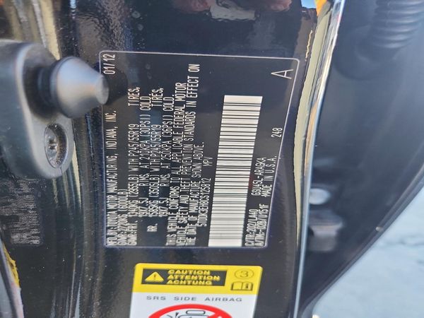 2012 TOYOTA HIGHLANDER Base/Hybrid — VINS