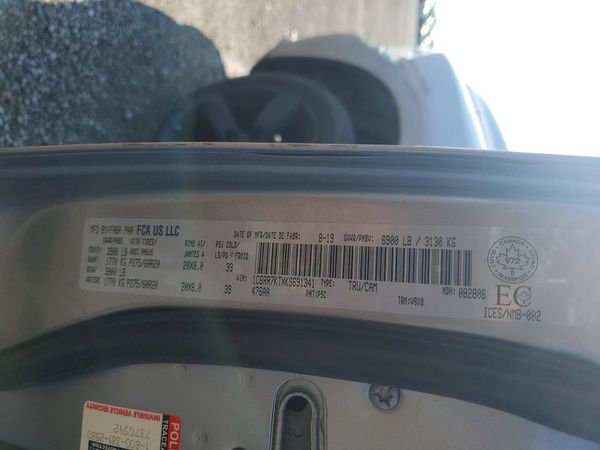 2019 RAM 1500 Tradesman, ST — VINS