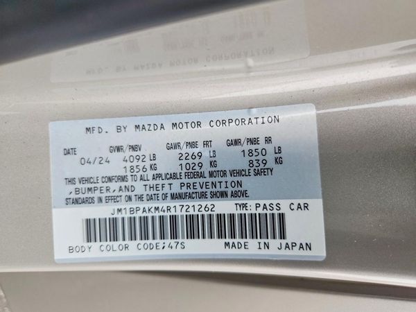 2024 MAZDA 3 Select Sport Package
