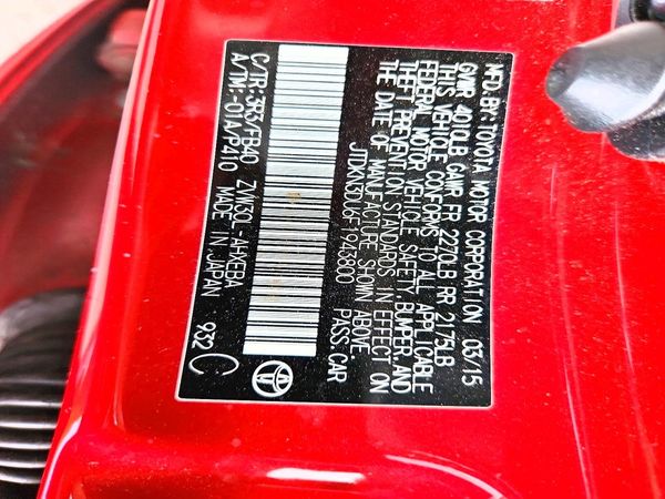 2015 TOYOTA PRIUS