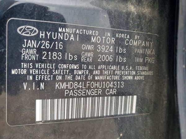 2017 HYUNDAI ELANTRA