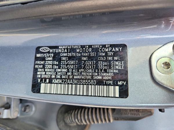 2019 HYUNDAI KONA SEL