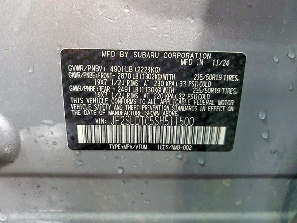 2025 SUBARU FORESTER