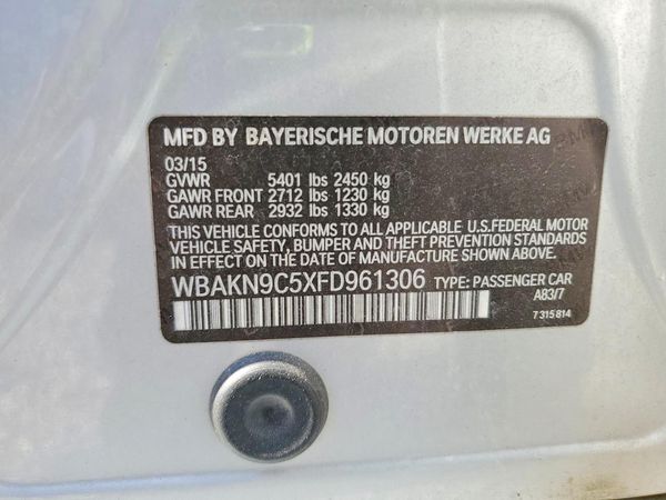 2015 BMW 550