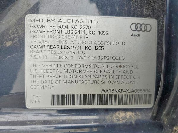 2018 AUDI A4 ALLROAD
