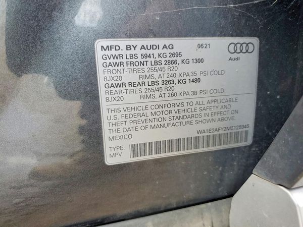 2021 AUDI Q5 E quattro Premium Plus