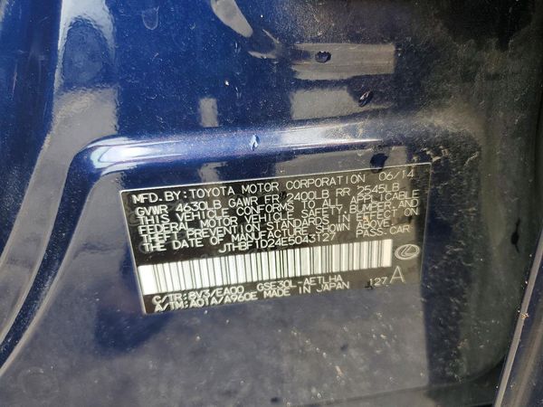 2014 LEXUS IS